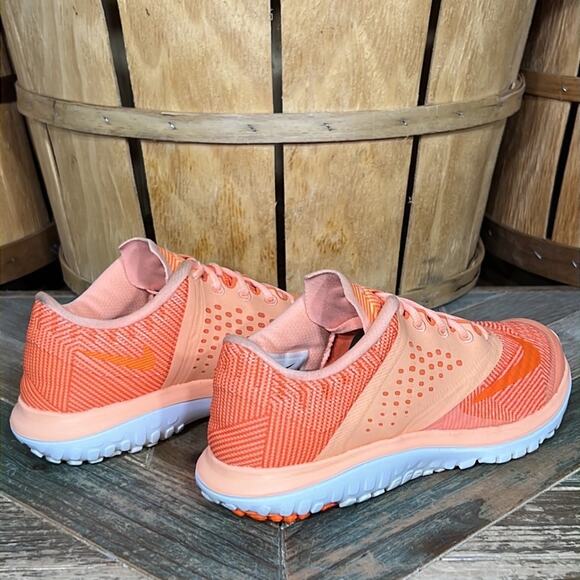 Nike FS Lite Run 2 Premium Sunset Glow Orange 704881-800 Running Shoes Womens 6 - Picture 5 of 11